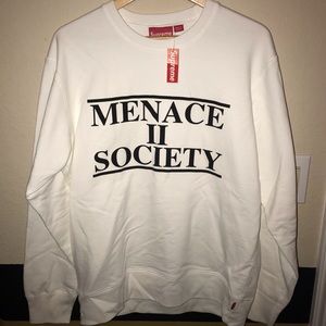 MENACE TO SOCIETY Supreme Sweatshirt *RARE*